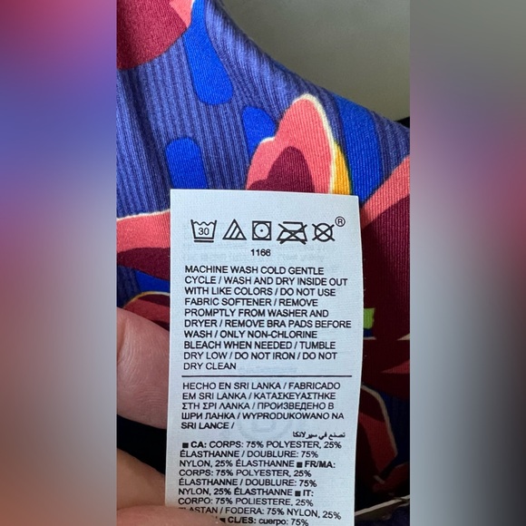 Athleta - Conscious Crop - D-DD - NWT - Blue Multi - 1) S, 1) M - Picture 9 of 16